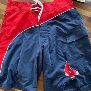 Ready to sport your favorite team Boston Red Sox board shorts NWT pocket too